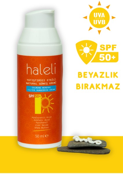 50 Spf Uva Uvb Mineral Filtreli Natural Güneş Kremi modelleri