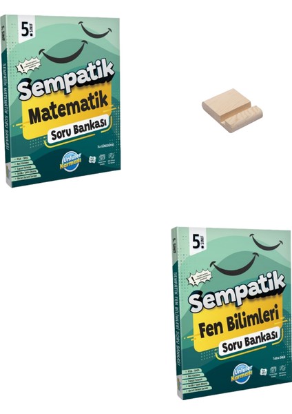 5. Sınıf Sempatik Matematik ve Fen Bilimleri Soru Bankası + Telefon Tutucu