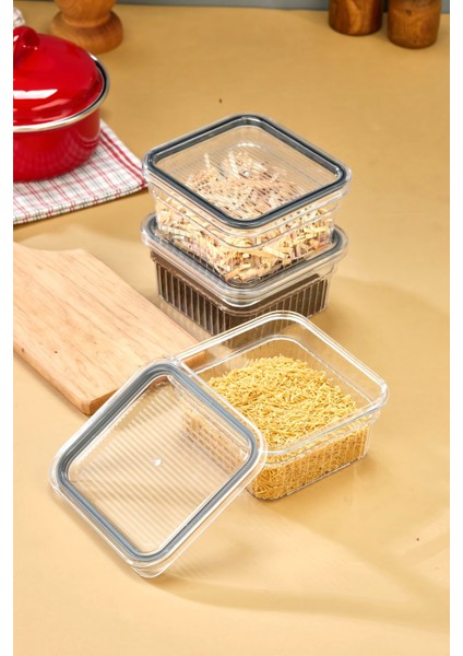 3 Parça Saklama Kabı Seti 0,85 ml fırsatları