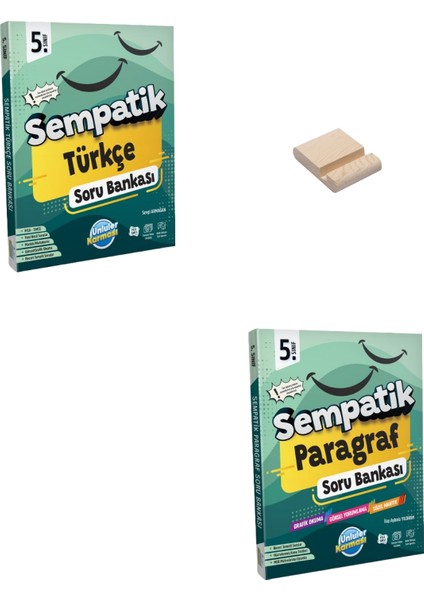 5. Sınıf Sempatik Türkçe ve Paragraf Soru Bankası + Telefon Tutucu
