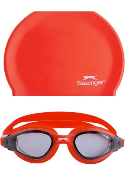 Yetişkin Yüzücü Gözlüğü Aero GS26 Smokeredred+Bone(Unisex)