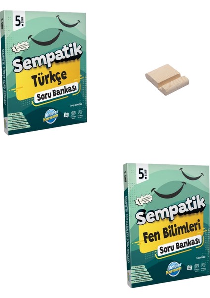 5. Sınıf Sempatik Türkçe ve Fen Bilimleri Soru Bankası + Telefon Tutucu