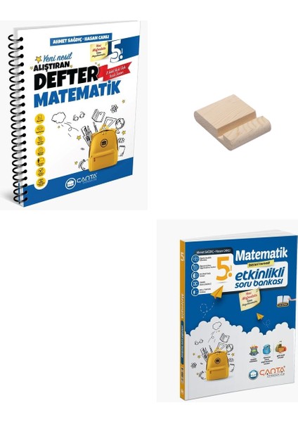 5. Sınıf Matematik Alıştıran Defter ve Etkinlikli Soru Bankası + Telefon Tutucu