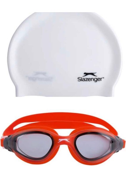 Yetişkin Yüzücü Gözlüğü Aero GS26 Smokeredred+Bone(Unisex)