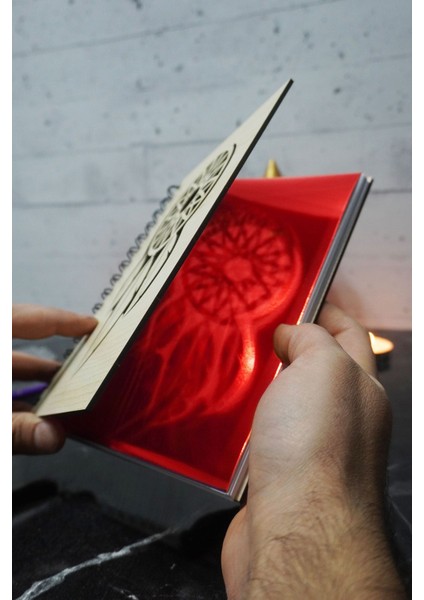 Rüya Kapanı Desenli Ahşap Kapaklı Defter - Ajanda - Günlük - Çizgisiz Defter - Anı Defteri fiyatları