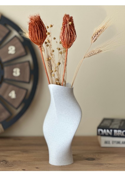 Duru Vazo - Modern Pampas ve Çiçek Vazosu 23 cm modelleri