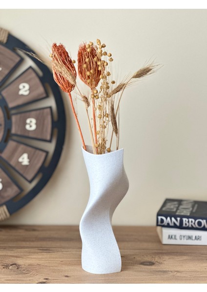 Duru Vazo - Modern Pampas ve Çiçek Vazosu 23 cm fırsatları