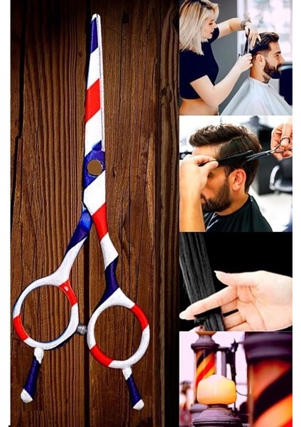 Çubuklu Imaj Düz Uçlu Saç Kesim Makası 6 Inç XLQ581 modelleri