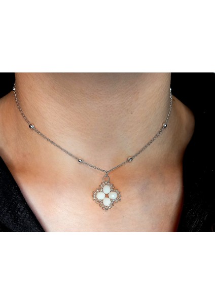 Kristal Taşlı Van Cleef Model Kolye, Gümüş Kaplama Çift Taraflı Yonca Modeli Kolye, Van Cleef Bijuteri Kolye, Van Cleef Gümüş Kaplama Kolye, Dört Yapraklı Şans Yonca Kolye modelleri