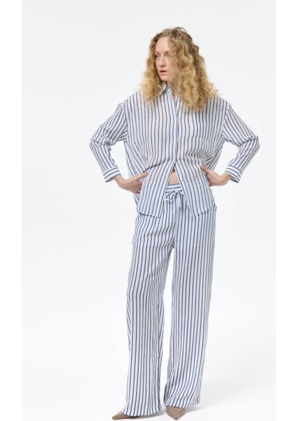 Ekru Kadın Pantolon PNT00169