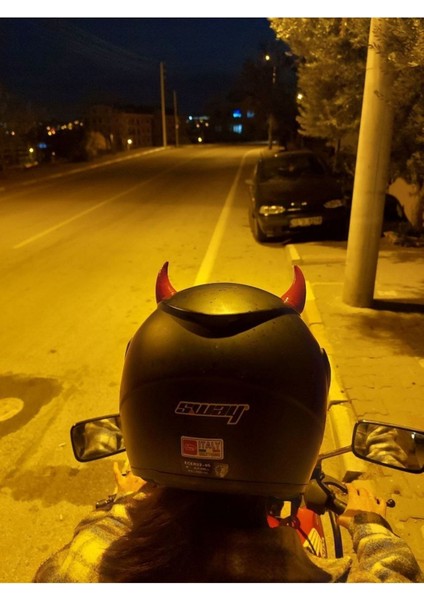 Motosiklet Kask Süsü - Kask Için Şeytan Boynuzu - Hediyelik fiyatları