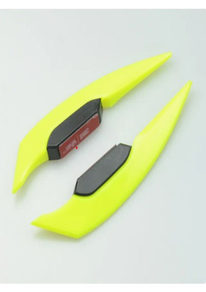 2 Adet Motosiklet Winglet Aerodinamik Spoiler Kanat Yan Spoile Motosiklet Aksesuarları Kask Bıçağı