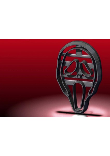 Çığlık Maskesi Kurabiye Kalıbı