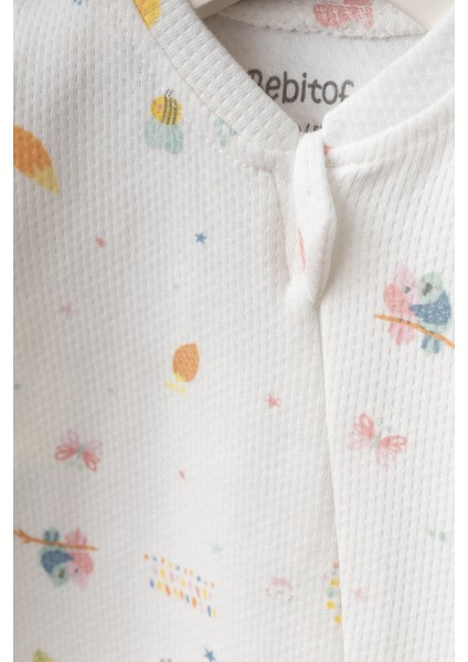 My Baby Kumsal % 100 Coton 10 Lu Hastane Çıkışı Yeni Doğan Tilki Desenli Ekru 10112 fırsatları