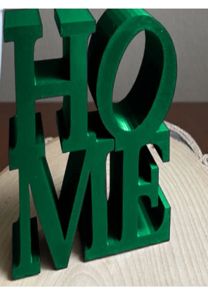 Home Yazılı Dekoratif Biblo ve Masaüstü Dekor Siyah 10 cm x 10 cm Boyut