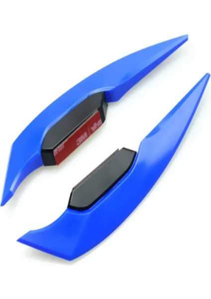 2 Adet Motosiklet Winglet Aerodinamik Spoiler Kanat Yan Spoile Motosiklet Aksesuarları Kask Bıçağı