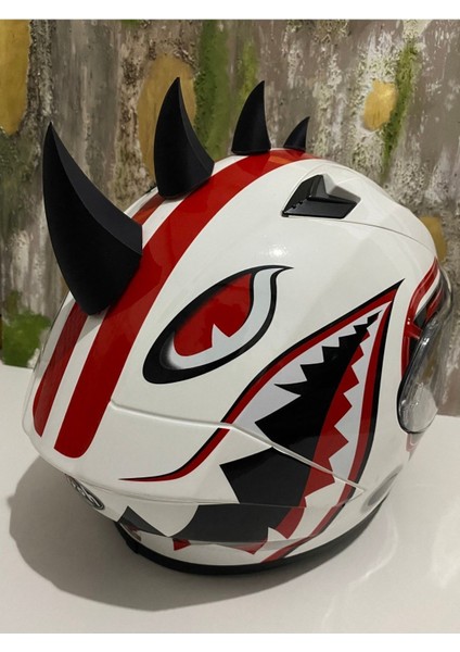 Motosiklet Kask Dikeni Kask Aksesuarı Kask Sivri Uçlar - Dikenli Görünüm Kask Aparat fırsatları