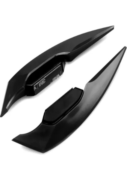 2 Adet Motosiklet Winglet Aerodinamik Spoiler Kanat Yan Spoile Motosiklet Aksesuarları Kask Bıçağı