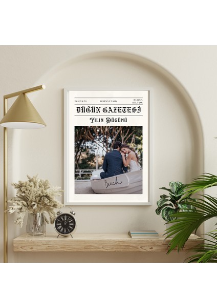 Anı Gazetesi Posteri, Doğum, Özel Gün, Nişan, Düğün, Arkadaşlık, Her An için Kişiselleştirilebilir Hatıra modelleri