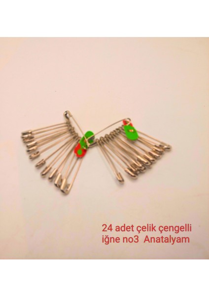 Çelik Çengelli Iğne 24 Adet Anatalyam fiyatları