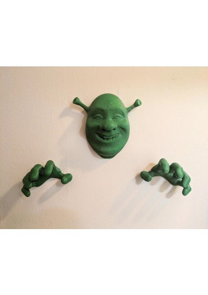 Dekoratif Shrek Duvar Dekorasyon Ürünü Duvar Süsü Hediyelik Tablo
