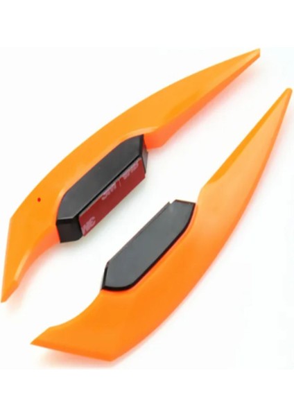 2 Adet Motosiklet Winglet Aerodinamik Spoiler Kanat Yan Spoile Motosiklet Aksesuarları Kask Bıçağı