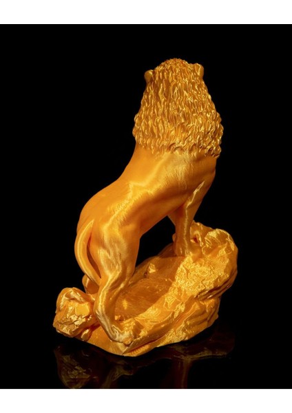 24 cm 3D Baskı Aslan Figür Biblo modelleri
