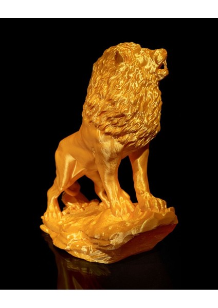 24 cm 3D Baskı Aslan Figür Biblo fırsatları