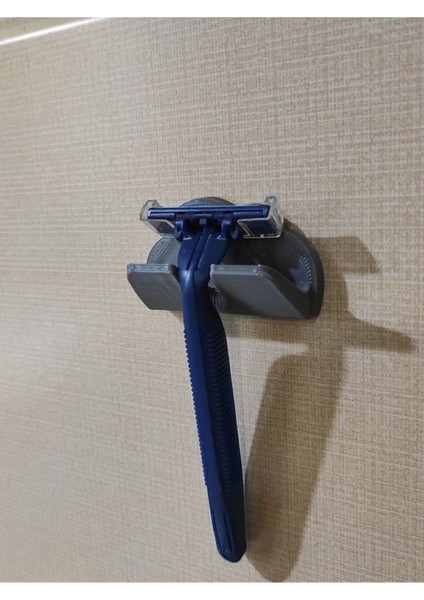 Yapışkanlı Bulut Banyo Düzenleyici - Jilet Tutucu Plastik Aparat