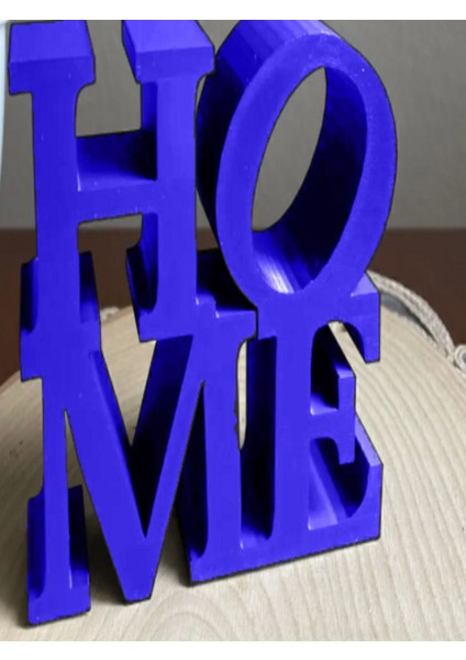 Home Yazılı Dekoratif Biblo ve Masaüstü Dekor Siyah 10 cm x 10 cm Boyut