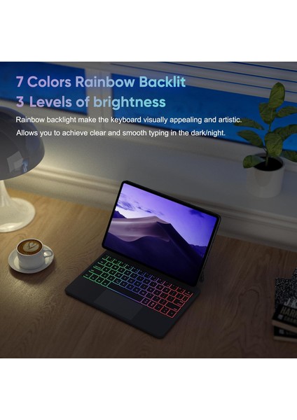 Samsung Galaxy Tab S10 Fe/S9 Fe 10.9 Inch Için Keyboard Bluetooh Bağlantılı Standlı Klavyeli Tablet Kılıfı modelleri