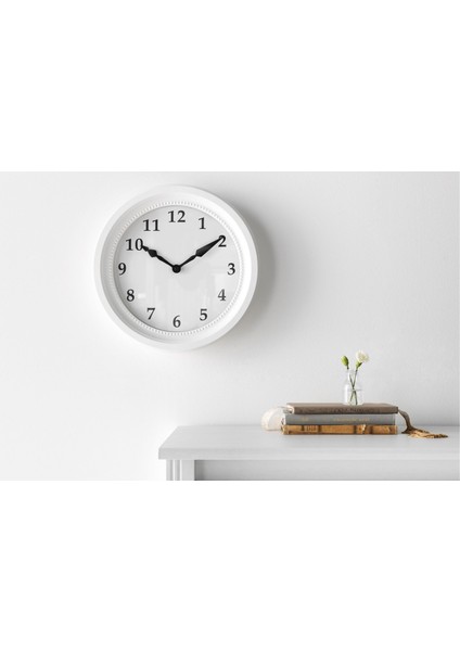 Söndrum Duvar Saati Sessiz Mekanizma Kolay Okunur Kadran 35 cm Beyaz Duvar Saati fiyatları