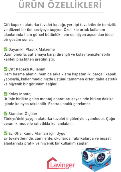 Wc Matik Çift Kapaklı Alaturka Hijyenik Koku Önleyici Haşere Engelleyici Kapak modelleri