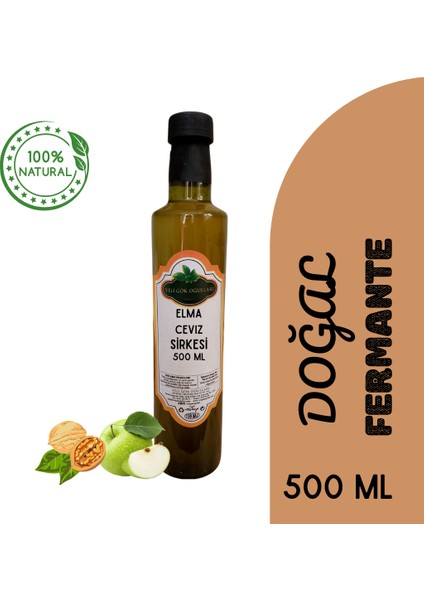 Elma Ceviz Sirkesi 500 ml