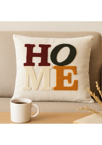 2 Li Takım Punch Işlemeli Tasarım Keten Kırlent Kılıfı fiyatları