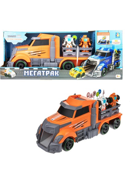 Ctoy Mega Yaratıcı Robot Taşıma Kamyonu - Turuncu indirimleri