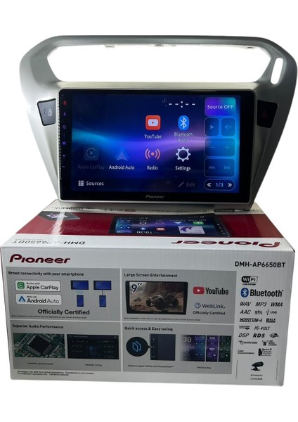 Peugeot 301 - C-Elysee (Şampanya) Pioneer 4-64 Tam Profesyonel Oem Multimedia