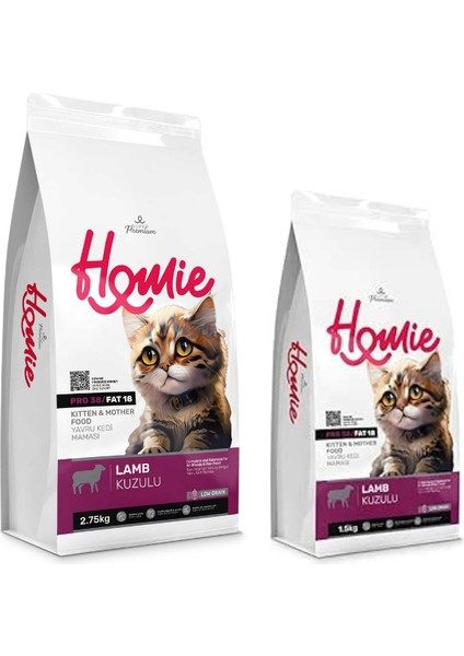 2 Li Avantaj Paketi Homie Kuzulu Yavru ve Anne Kedi Mamaları
