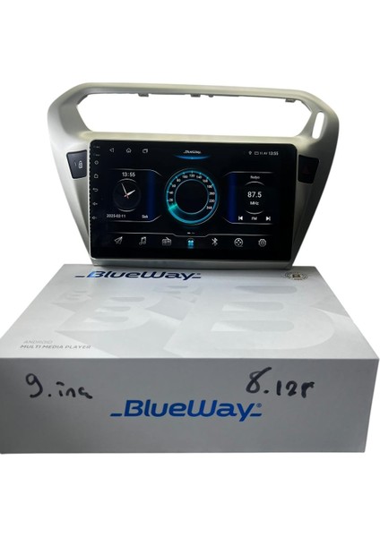 Peugeot 301 - C-Elysee (Şampanya) Blueway 8-128 Tam Profesyonel Oem Multimedia