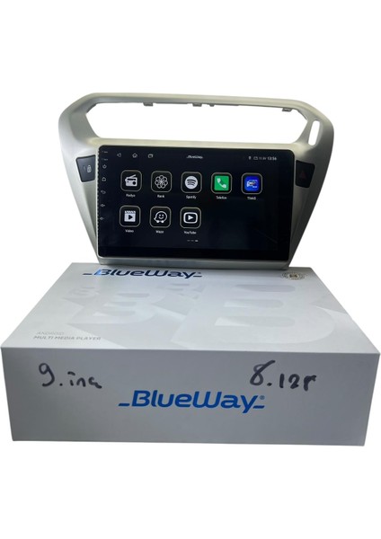 Peugeot 301 - C-Elysee (Şampanya) Blueway 8-128 Tam Profesyonel Oem Multimedia modelleri