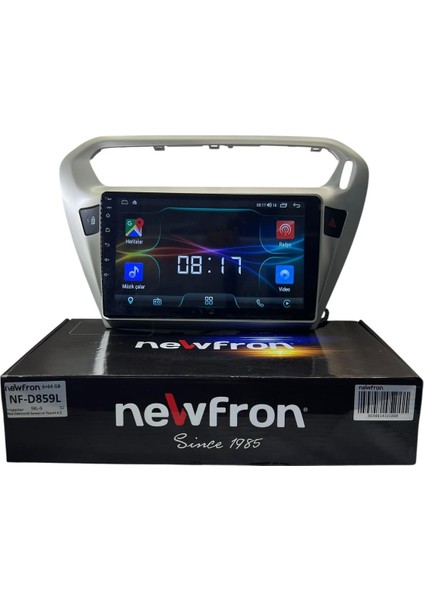 Peugeot 301 - C-Elysee (Şampanya) Newfron 6-64 Tam Profesyonel Oem Multimedia