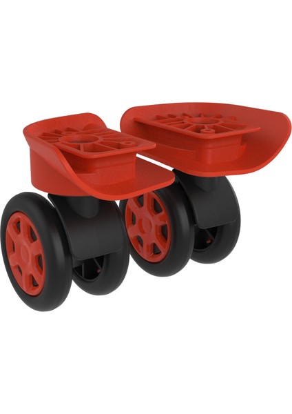 Keo-Plus Pp Valiz Tekerleği Sağ ve Sol Kırmızı Renk