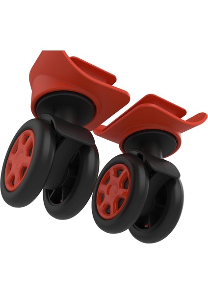 Keo-Plus Pp Valiz Tekerleği Sağ ve Sol Kırmızı Renk modelleri
