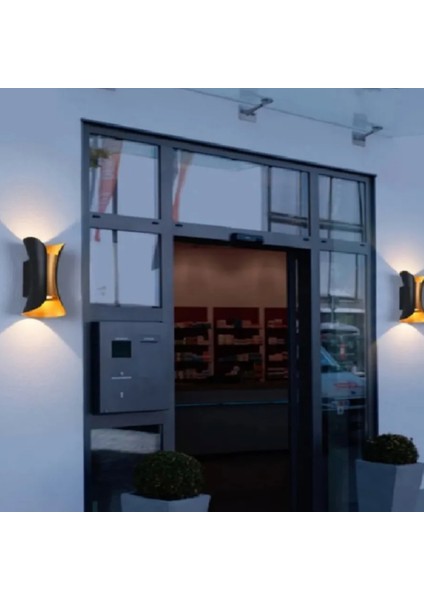 Çift Yönlü Dış Mekan Aplik – Antrasit Alüminyum Gövdeli 2XGU10 Duvar Lambası fiyatları