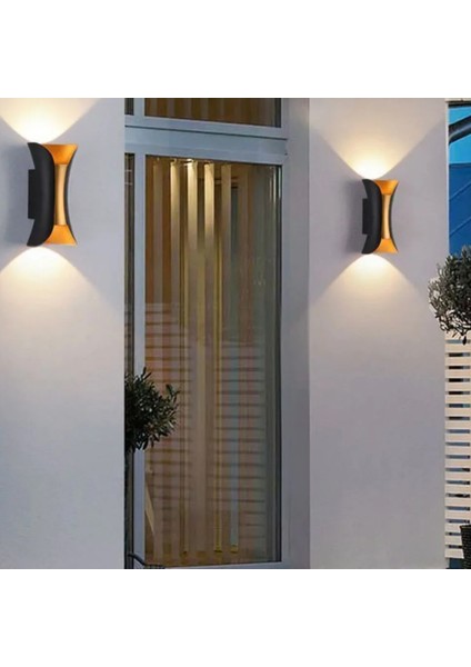 Çift Yönlü Dış Mekan Aplik – Antrasit Alüminyum Gövdeli 2XGU10 Duvar Lambası fırsatları