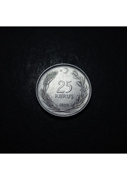 39963687AFDAF8CAE4 1959 Akmonital 25 Kuruş Eski Madeni Para fırsatları