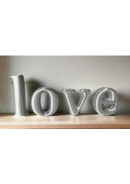 💞 Love Yazılı Dekoratif Obje – Romantik ve Modern Bir Dokunuş 💞 fiyatları