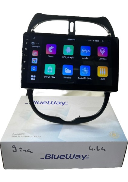 Peugeot 206 Blueway 4-64 Profesyonel Oem Multimedia fiyatları