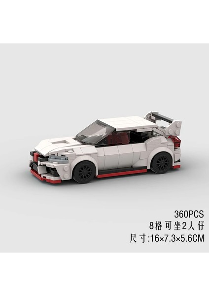 Moc Hız Şampiyonlar Süper Yarış Arabası F1 Büyük Araç Yarış Modeli Yapı Taşları Tuğla Spor Kamyonet Şehir Tekniği Oyuncak (Yurt Dışından)
