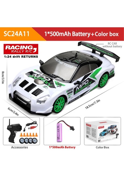 1:24 Yüksek Hızlı Rc Drift Araç Arabalar Ng 4WD Uzaktan Kumanda Araba Yarışı Hediye Yarışması Yarış Arabası Erkek Oyuncak Değiştirilebilir Lastik (Yurt Dışından)